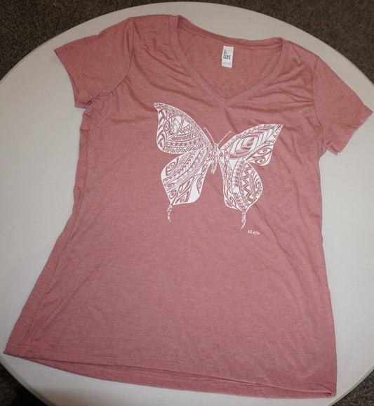Short Sleeve T-Shirt - Butterfly design